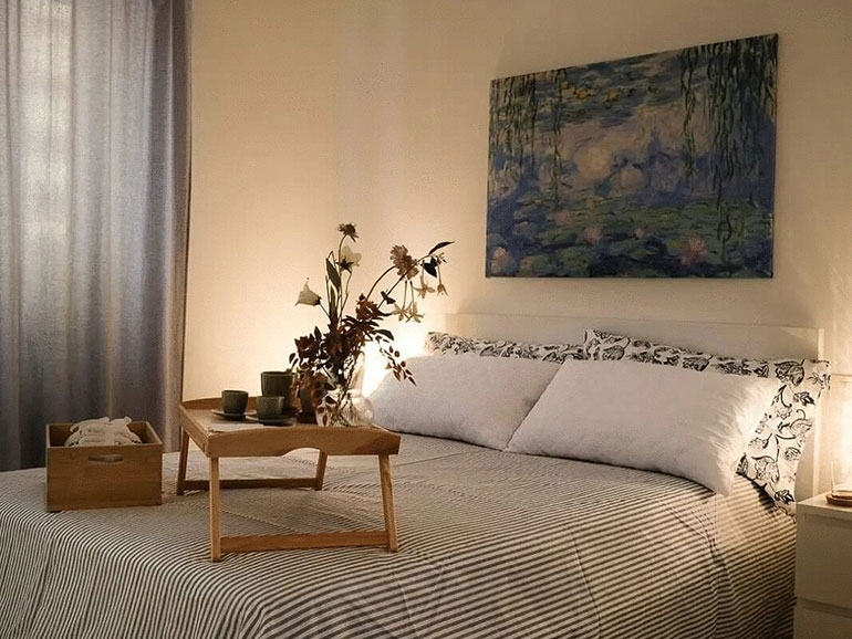 ninfea camera bed and breakfast roma vicino gemelli